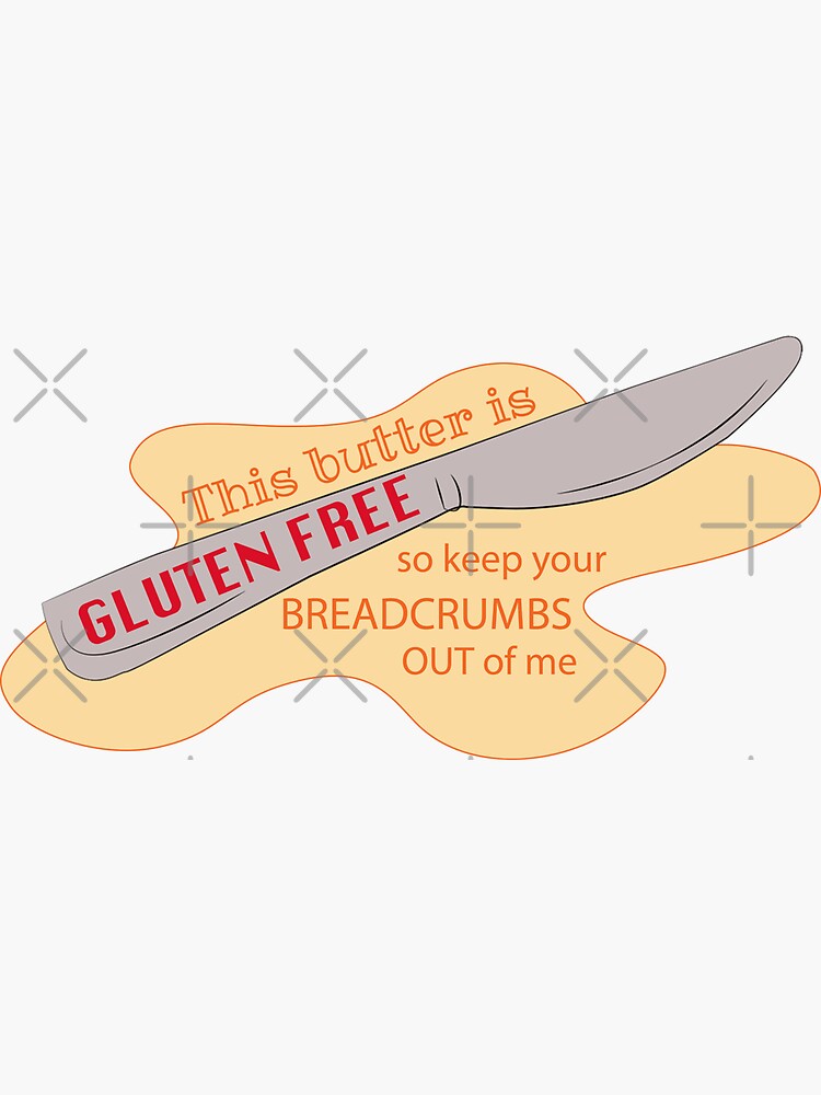 Gluten Free Toaster - Celiac - Coeliac Sticker for Sale by GoodMoodFood