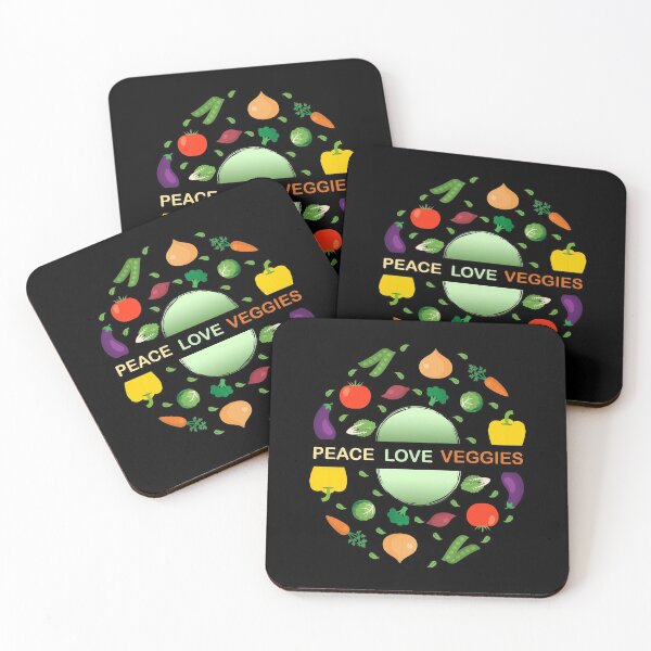 Item preview, peace love veggies vegetable healthy fruit gift designed and sold by redshirtz.