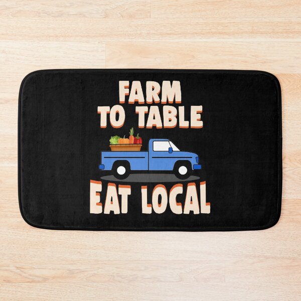 Item preview, farm to table eat local local vegetables fresh eco designed and sold by redshirtz.