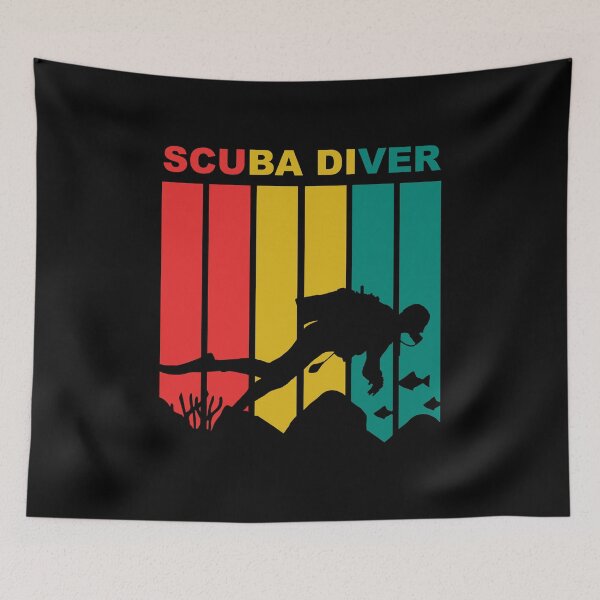 Item preview, scuba diver diving underwater diving gift designed and sold by redshirtz.