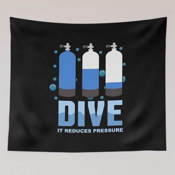 Item preview, Diving bottle diver saying dive hobby gift designed and sold by redshirtz.