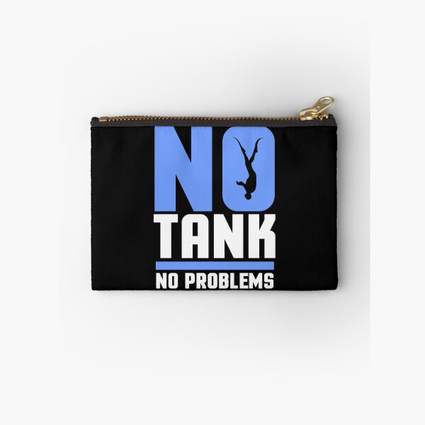 Item preview, no tank no problems diving divers water hobby designed and sold by redshirtz.