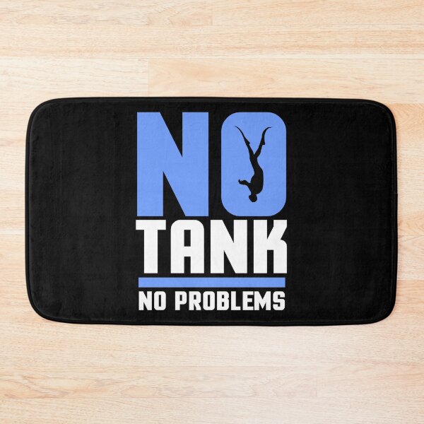 Item preview, no tank no problems diving divers water hobby designed and sold by redshirtz.