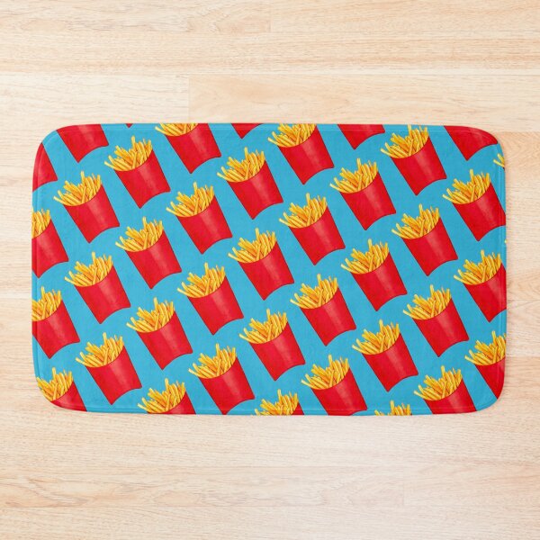 Item preview, Fries Pattern 2 - Blue designed and sold by Kelly  Gilleran.