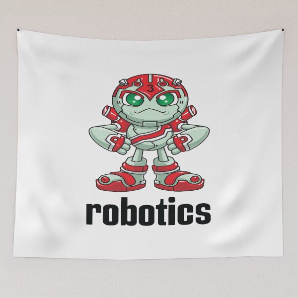 Item preview, Robotics Robot Artificial Intelligence Robotic I Love Building Robots Cartoon designed and sold by ProjectX23.