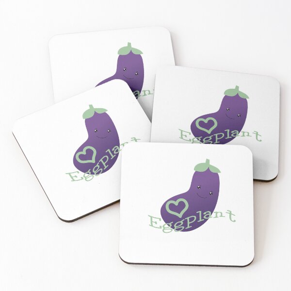 Item preview, Cute Eggplant Love designed and sold by Hedgie Designs.