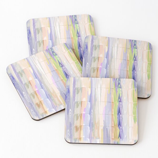 Item preview, Colorful Brush Texture Abstract Stripes designed and sold by hutofdesigns.