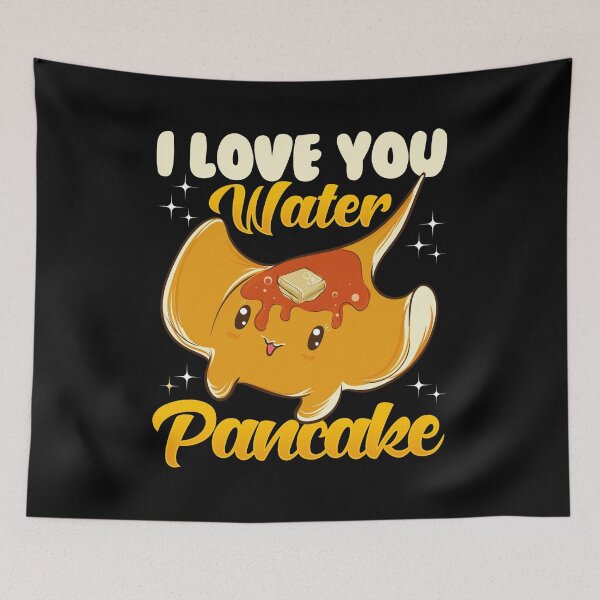Item preview, Cute & Funny I Love You Water Pancake Stingray Pun designed and sold by perfectpresents.
