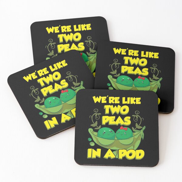 Item preview, Cute We're Like Two Peas In a Pod Funny Food Pun designed and sold by perfectpresents.