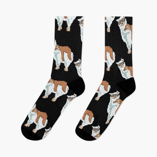 Item preview, Cute & Funny Sloth Riding Llama designed and sold by perfectpresents.