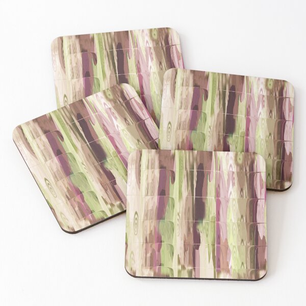 Item preview, Colorful Brush Texture Abstract Stripes  designed and sold by hutofdesigns.
