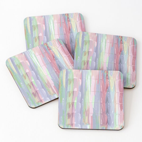 Item preview, Colorful Brush Texture Abstract Stripes  designed and sold by hutofdesigns.