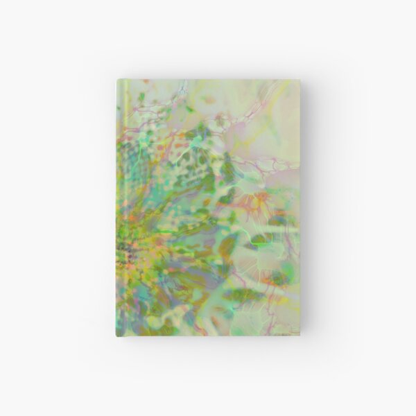 Floral abstraction Hardcover Journal