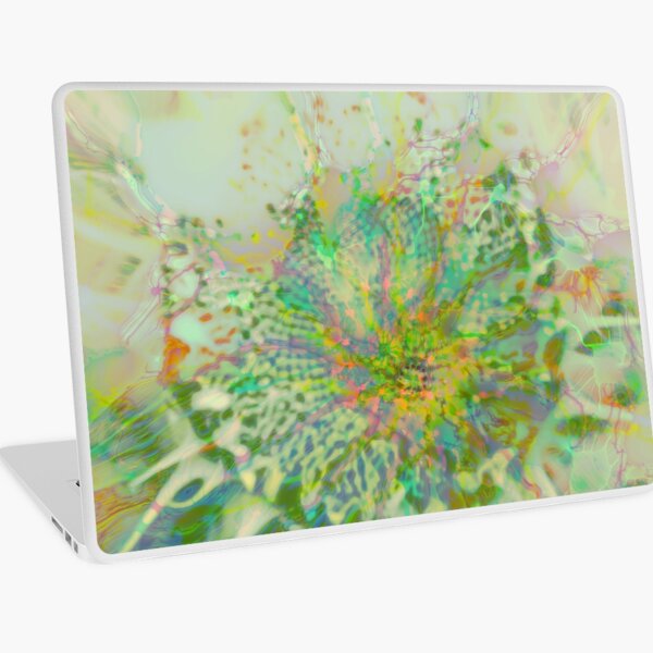 Floral abstraction Laptop Skin