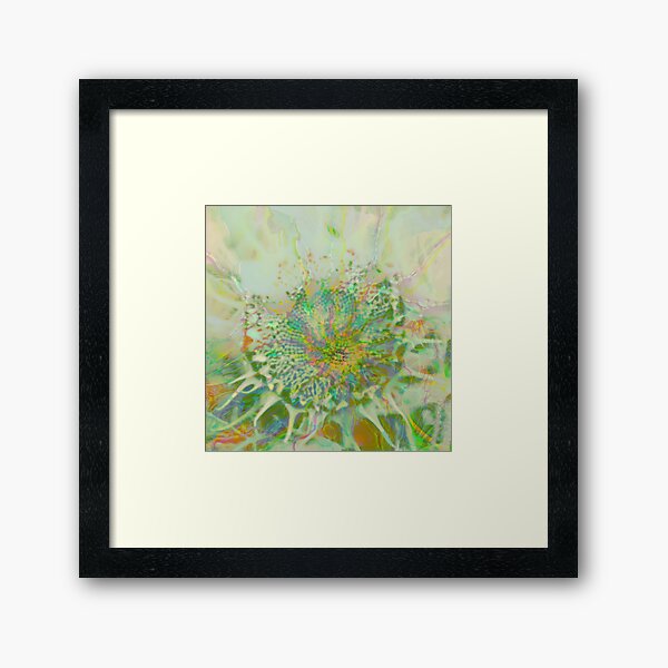 Floral abstraction Framed Art Print