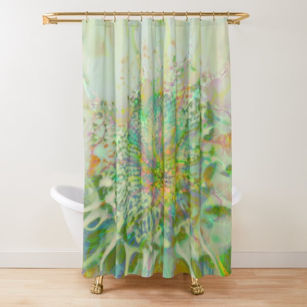 Floral abstraction Shower Curtain