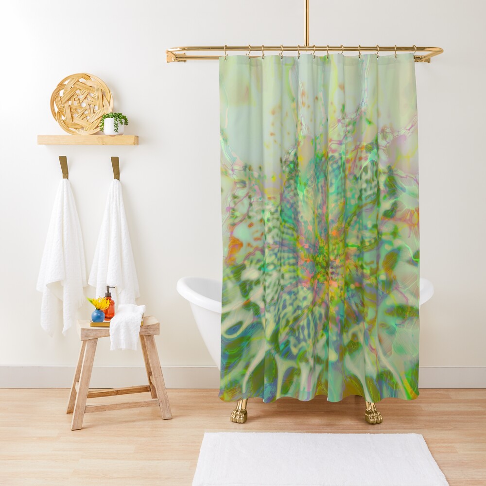 Floral abstraction Shower Curtain