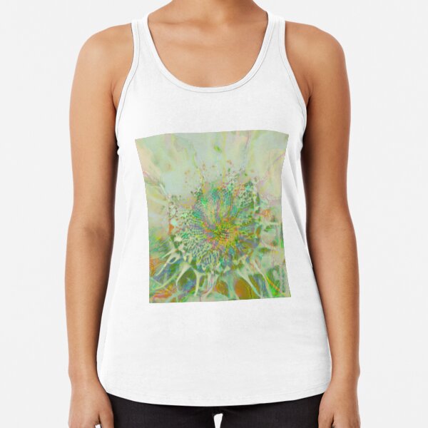 Floral abstraction Racerback Tank Top