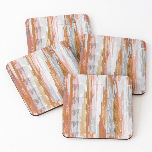 Item preview, Colorful Brush Texture Abstract Stripes  designed and sold by hutofdesigns.