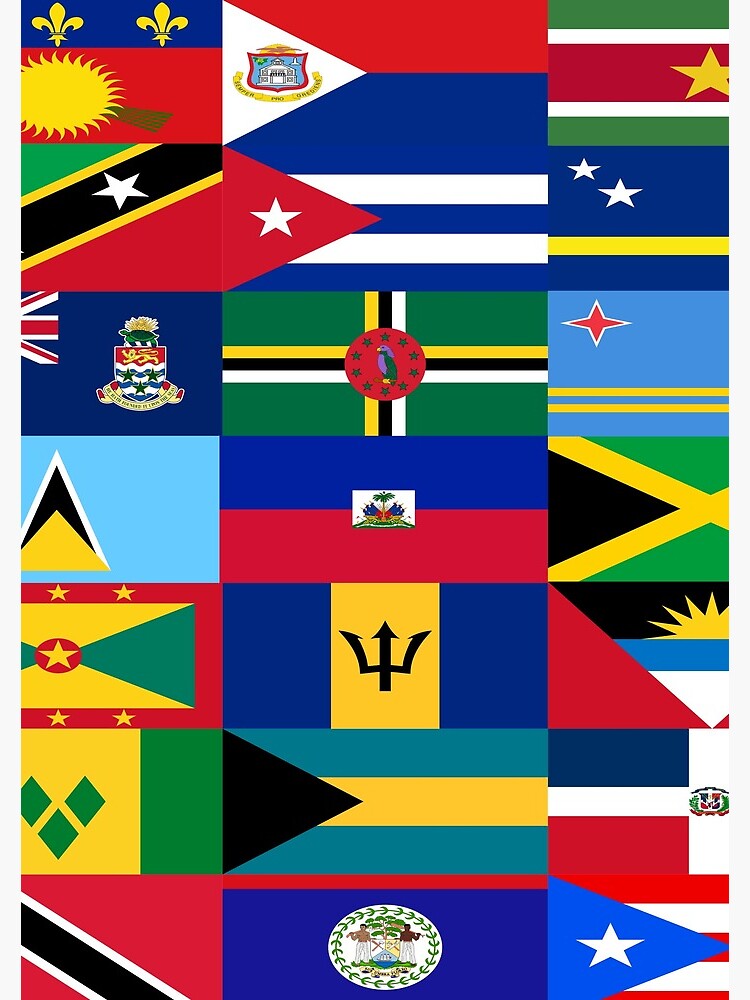 Flags of the Caribbean  Essential T-Shirt for Sale by GeronimoGeorge