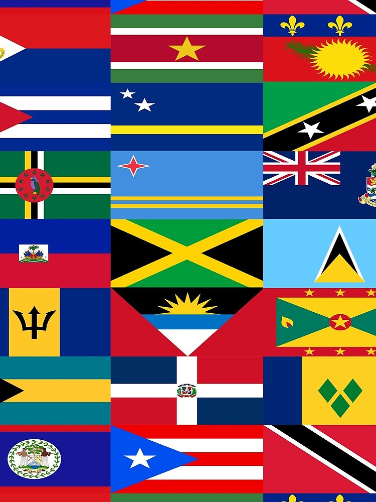 Flags of the Caribbean  Essential T-Shirt for Sale by GeronimoGeorge