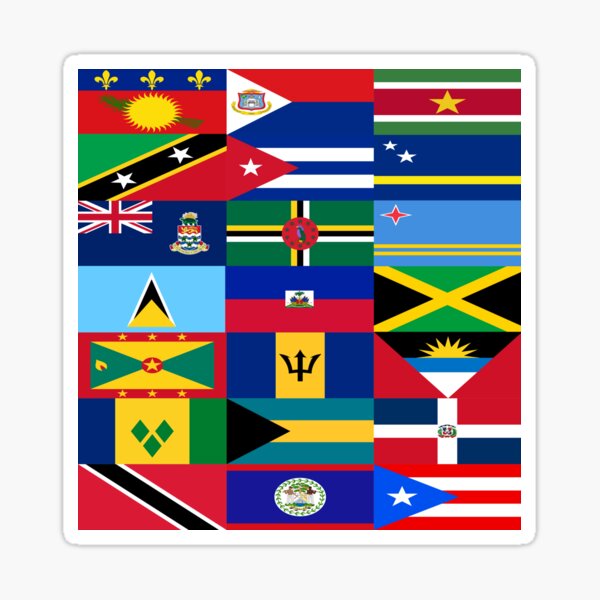 Item preview, Flags of the Caribbean  designed and sold by GeronimoGeorge.