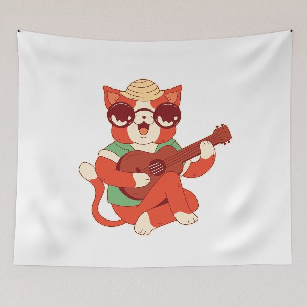 Item preview, Ukulele cat - guitar designed and sold by DerSenat.