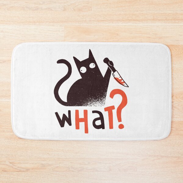 Item preview, Killer cat, killer cat, cat with knife, crazy cat designed and sold by DerSenat.