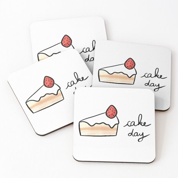 Item preview, Cake Day / Cute Coffee Dates designed and sold by Nathalie Aynié.