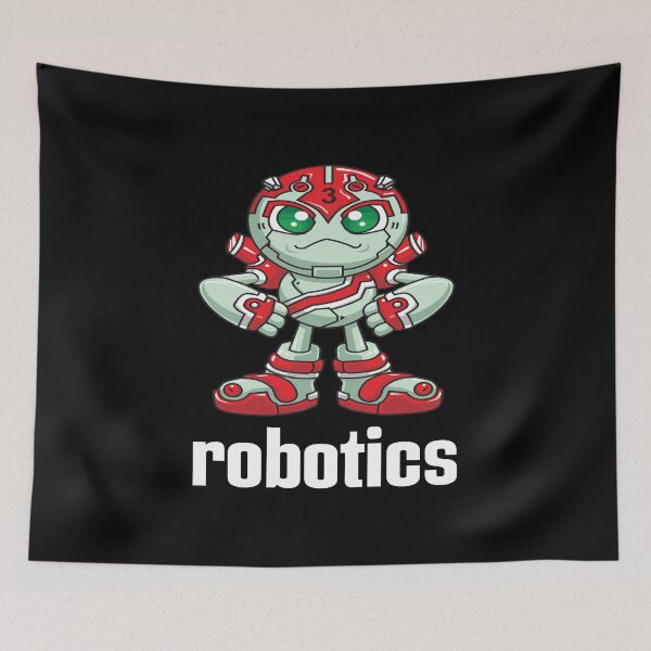 Item preview, Robotics Robot Artificial Intelligence Robotic I Love Building Robots Cartoon designed and sold by ProjectX23.