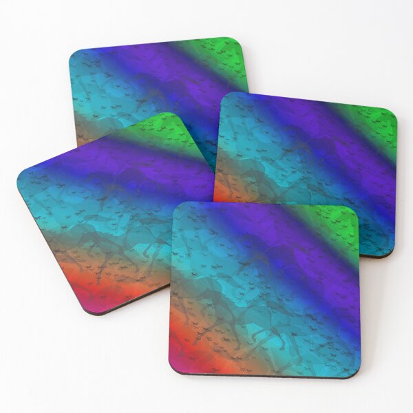 Item preview, colorful gradiant design and horse animal shape designed and sold by hutofdesigns.