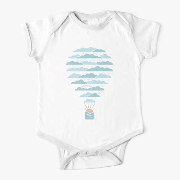 Weather Balloon Short Sleeve Baby One-Piece
