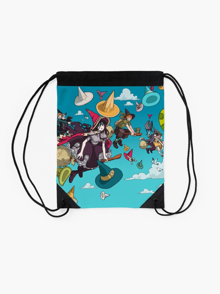 Alternate view of Flying Hats Drawstring Bag
