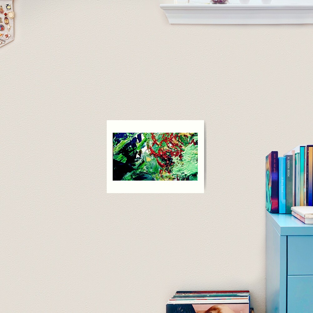 Salmon Spawning Art Print