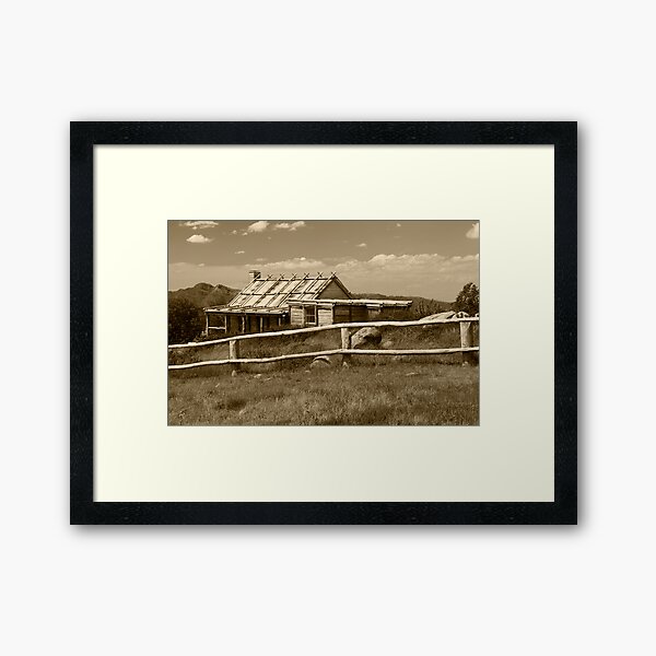 Craigs Hut Framed Art Print