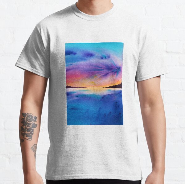 Dramatic Landcape With A Stormy Sky Classic T-Shirt
