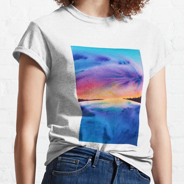 Dramatic Landcape With A Stormy Sky Classic T-Shirt