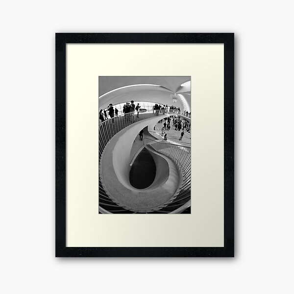 Down the Staircase Framed Art Print