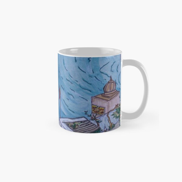Pretty postcard of lake Pushkar, Rajasthan, India Classic Mug
