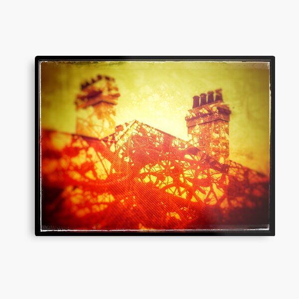 Roof and Tree Metal Print