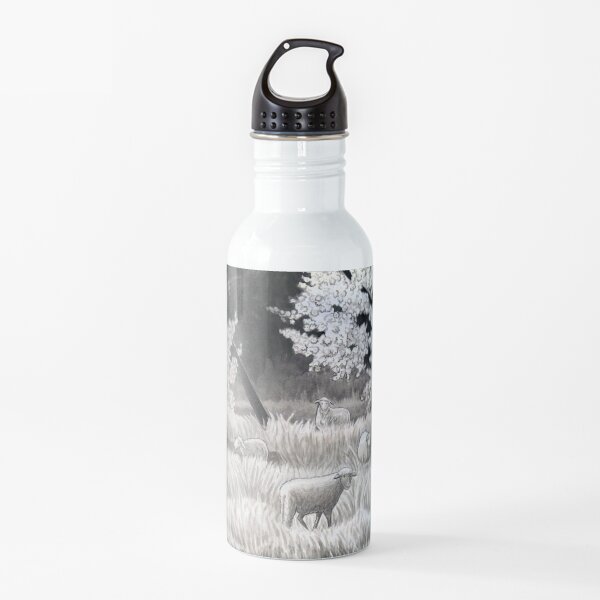 Winter Sheep in Ibiza Water Bottle