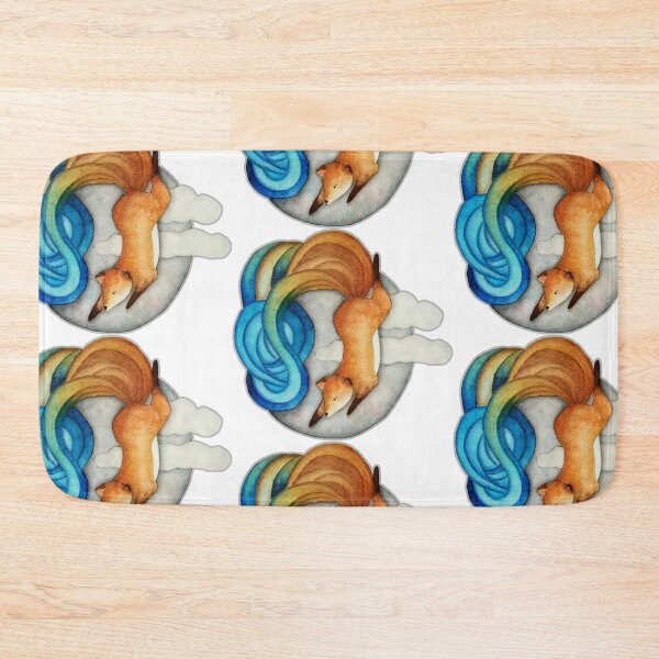 Item preview, Fantasy Watercolour Red Fox Moon  designed and sold by RosalieReeves.