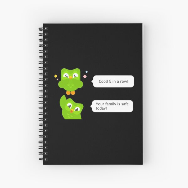 Evil Duo Meme Spiral Notebook