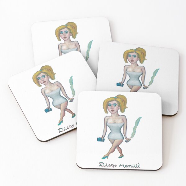 Item preview, girl with cigarette 4,  People of the neighborhood designed and sold by Diego Manuel Rodriguez.