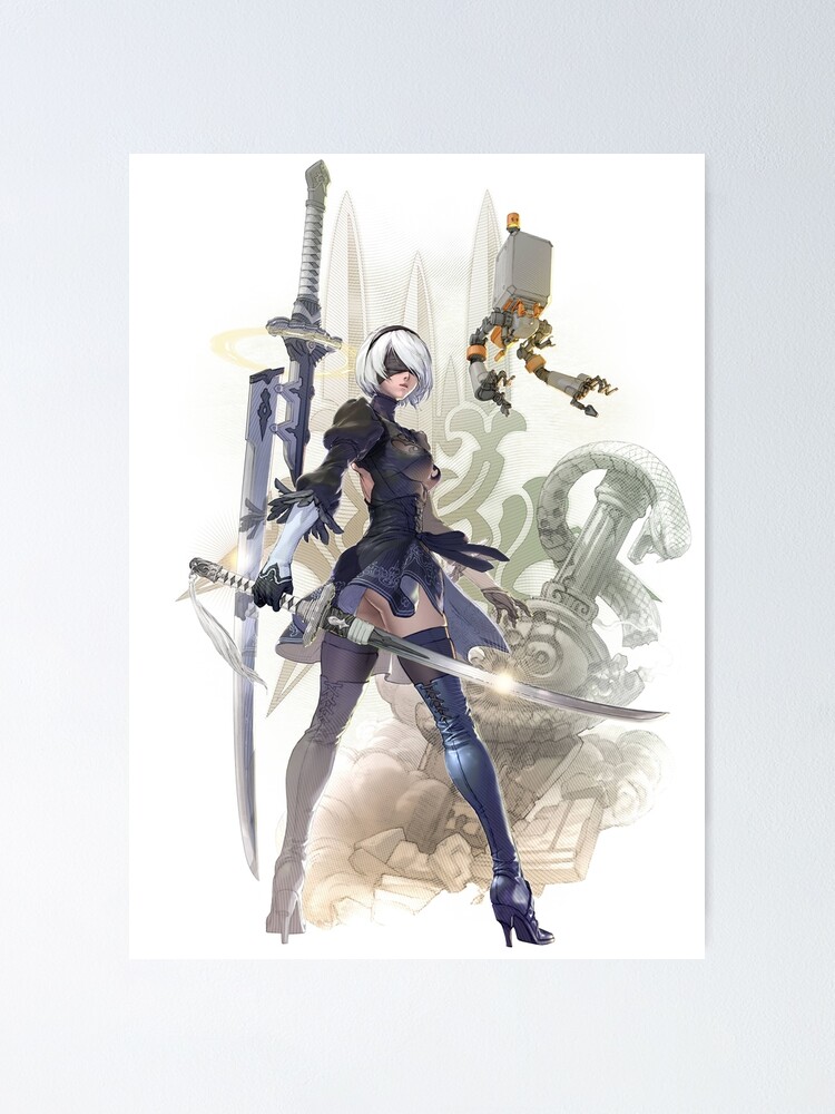 Nier Automata 2B Art Board Print for Sale by CassidyCreates