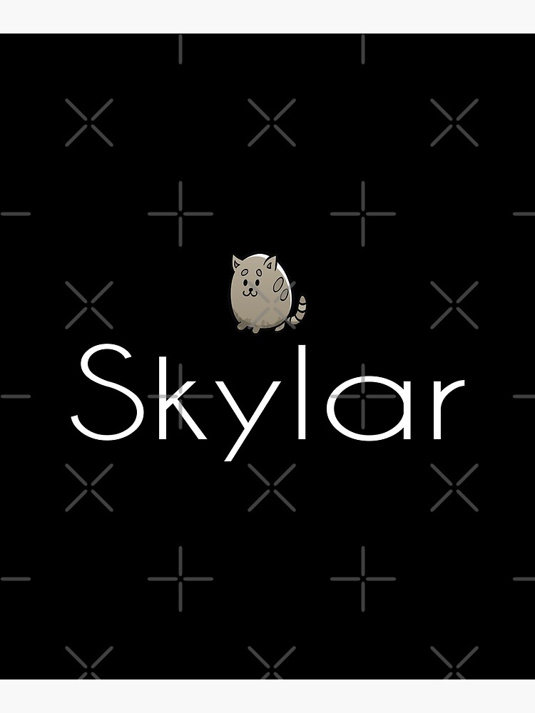 Skylar Heart Cute Kawaii My Name Is Skylar Poster for Sale by ProjectX23