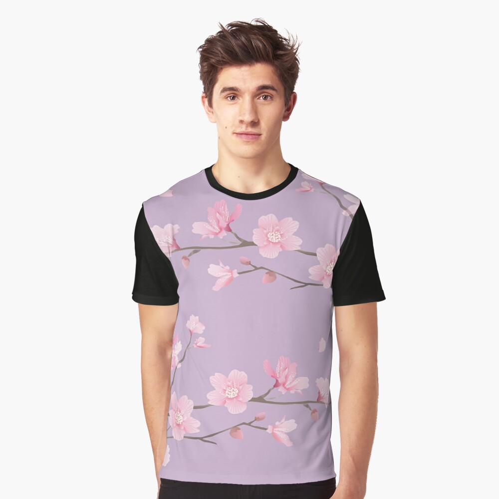 cherry blossom t shirt design