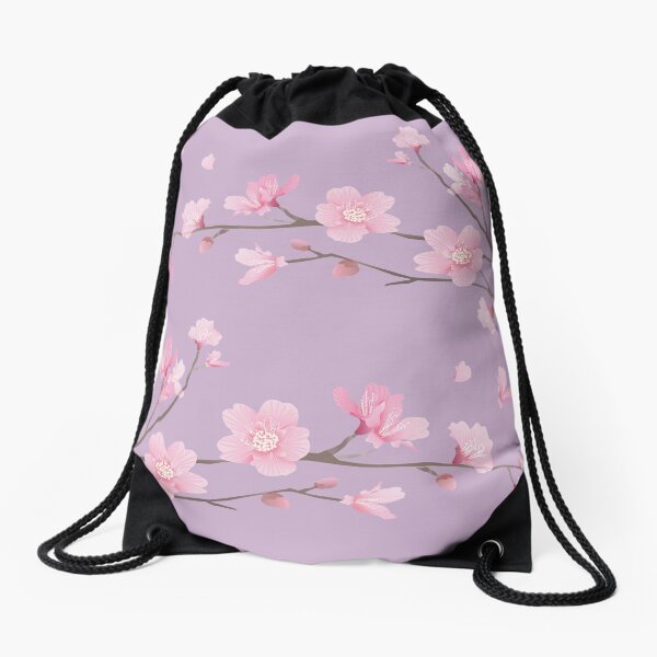 Aperçu de l'œuvre Plante à fleurs de cerisier - Violet pastel créée et vendue par designenrich.