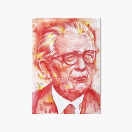 JEAN PIAGET watercolor portrait .1