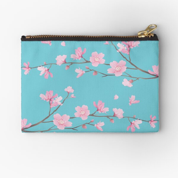 Cherry Blossom - Robin Egg Blue Bolsos de mano